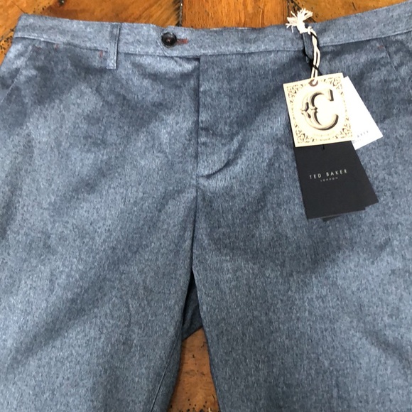 Ted Baker classic fit Brushed Trouser 38R new with tags. Retail $185. - Picture 9 of 11